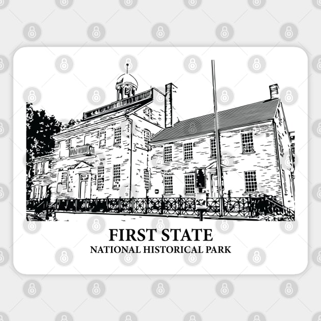 First State National Historical Park Magnet by Lakeric